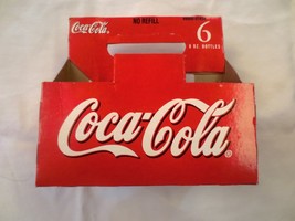 Coca-Cola Classic 6Pk 8oz No Refill Carrier  Paperboard used Originial Formula - $3.96