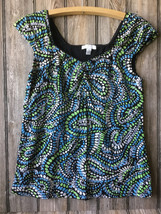 CHARTER CLUB Women Nylon Sleeveless Multicolor Blouse Top Size P/M - £7.50 GBP