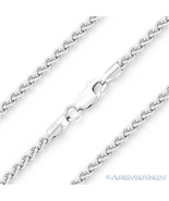 .925 Italy Sterling Silver 2.5mm Wheat / Spiga Link Italian Rope Chain N... - £33.32 GBP+