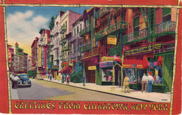 Greetings From Chinatown, New York Postcard - £2.31 GBP