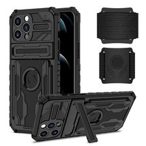 for iPhone 13 (Color: Black) Magnetic Ring Holder Hard Back Hard Silicon... - $45.00