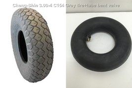 X2 Tire +tube bent valve 3.00-4 C154 260X85 gray ChengShin mobility s - £28.30 GBP
