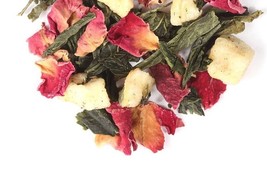Lychee rose  green tea loose leaf 5 ounce bags fresh - £8.54 GBP