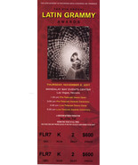 2007 8TH ANNUAL LATIN GRAMMY AWARDS Ticket Stub - £11.95 GBP