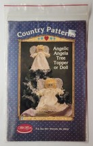 Angelic Angela Angel Tree Topper Or Doll Ozark Country Crafts Pattern #607 - £7.89 GBP