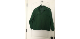 NIKE TEAM Boys Lined Track Jacket Size Large 14-16 Green - £26.08 GBP
