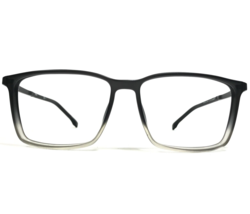 HUGO BOSS Eyeglasses Frames 1251 RIW Black Gray Square Full Rim 58-15-145 - £52.02 GBP
