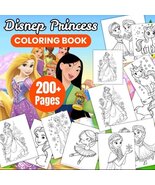 Disneyland Coloring Pages Bundle | 200+ Disney-Themed Printable Coloring... - $1.25