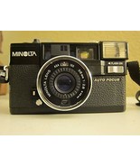 Minolta Hi-Matic AF2 Auto Focus 35mm Film Flash Camera w/ Minolta Lens 3... - £128.60 GBP