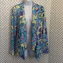 Alberto Makali Pastel polyester open Front blazer Women’s Size M kimono - £31.15 GBP