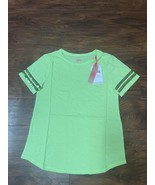 new JUSTICE girl&#39;s SEQUIN STRIPE TEE SHIRT sz M (10) lime color J-Sport ... - €10,86 EUR