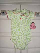 XOXO BABY NEON GREEN 0/3M BABY ONE PIECE (NEW) - $9.85