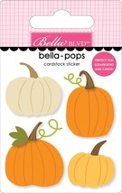 One Fall Day Bella-Pops 3D Stickers-Pumpkin Patch BB2811 - £13.19 GBP