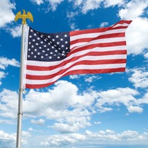 AplusChoice 3x5ft US American Flag Heavy Duty Stars Sewn Stripes 210D Ox... - £26.72 GBP