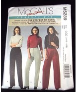 McCall&#39;s Pattern 5239 Misses Classic Fit pants Sz CCD 10-16 Palmer Pletsch - £5.11 GBP