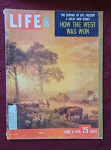 Life Magazine April 6 1959 How West Was Won Vigil &amp; Wreckage Ocean Crash B Hope - £10.45 GBP