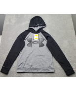 Under armour Hoodie Boys Large Black Gray Thermal Fit Space Dye Long Sle... - $25.89