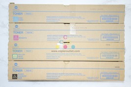 New OEM Konica Bizhub C227, C287 CMYK Toners TN221C, TN221M, TN221Y, TN221K - $216.81