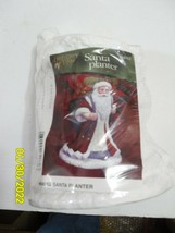 Holiday Time Accents Unlimited Santa Planter 64062 Ceramic Ready To Paint - £30.38 GBP