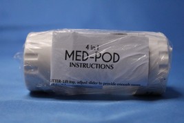 MED - POD 4 in 1 Pill Organizer Dispenser Cutter Crusher Medicine Travel... - $7.74