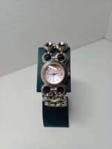 Women&#39;s Decorative Wrist Watch Analog Silver Tone - $8.88