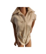 Vtg 1967 Barbie Tailored Top White Sleeveless Cotton Twosome  PAK Body B... - $748.09 MXN