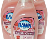 3 Dawn Pomegranate &amp; Rose Water Ultra Gentle Clean Dishwashing Liquid 20... - £27.52 GBP