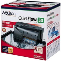 Aqueon QuietFlow LED Pro Aquarium Power Filter - 50 gallon - £48.21 GBP