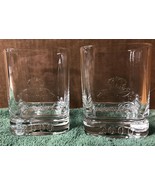 2000 Crown Royal Glasses - Square, Whiskey, Rocks Glass - Millennium Cro... - $38.00 CAD