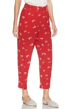New Vince Camuto Red White Floral Pants Size 16 $89 - £43.54 GBP
