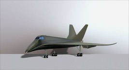 Concorde Prototype Future Aircraft Miniature Assembly File STL FOR 3D PRINTING - £1.70 GBP