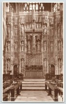 Vintage Real Picture Postcard RPPC The Reredos Winchester Cathedral - £14.37 GBP