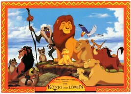 *THE LION KING (1994) Vintage Original Set of 8 German Lobby Cards VF Co... - £139.88 GBP