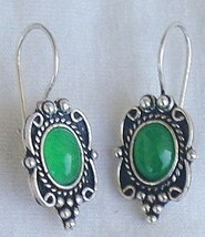 Small green earrings - $15.00