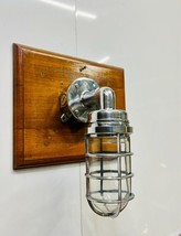 Old Refurbished Aluminum Metal Polished Marine Wall Sconce Lamp Lot of 5 - £558.34 GBP