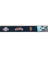 San Francisco GIANTS Wristlet Black Nylon Lanyard /keychain - $127.63 MXN