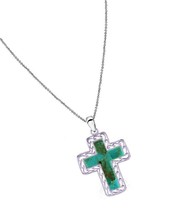 Sterling Silver Abalone or Simulated Turquoise - $102.64