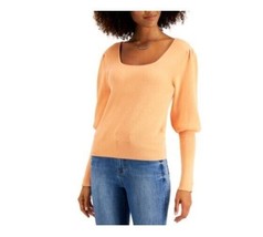 Willow Drive Womens XS Soft Melon Puff Long Sleeve Sweater NWT AF29 - £19.57 GBP