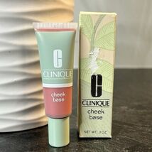NEW Clinique 01 PEACHY SOFT Cheek Base Cream Blush Base .3 oz RETIRED - $29.99
