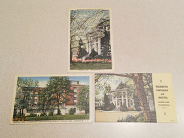 Vintage Set of 3 Washington Sanitarium Washington D.C. Postcards No Postage - £7.87 GBP