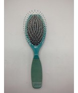Vintage Goody Cushioned Styler Hair Brush Classic Collection 7&quot; Green - $19.33 CAD
