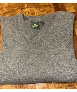 READ Vintage Nordstrom Sweater Men&#39;s XLarge 100% Lambswool V Neck Pullov... - £24.44 GBP