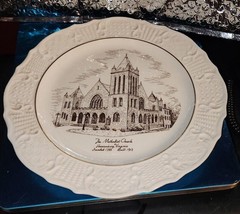VTG 10 Inch The Methodist Church Plate Harrisonburg Va Edwards China Bal... - $19.99