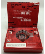 Vintage Marlboro Glass Ashtray Horseshoe Theme Birthday Promotional Item... - $11.64 CAD