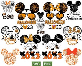 Disney Halloween Svg Png Bundle, Mickey Halloween Trip Svg, Spooky Vibes... - £3.13 GBP