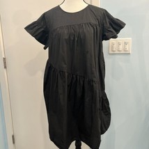 Who What Wear Sz M Black Dress women&#39;s Tiered Tunic - $10.40