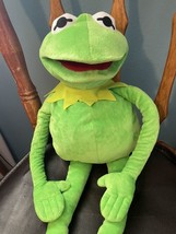 22&quot; Kermit the Frog Hand Puppet Soft Plush Doll Toy Kids Birthday Best Xmas Gift - £19.33 GBP