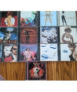 Lot of 13 Vintage CD&#39;s 80&#39;s 90&#39;s Tina Turner Pat Benetar Madonna Heart A... - £19.97 GBP
