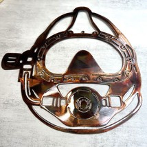 Metal Wall Art Dive Helmet Copper Bronzed Plated 18 1/2&quot; tall x 18&quot; wide - £31.25 GBP