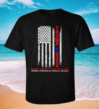 Donald Trump 2024 Elections Usa Flag Maga Make America Great Again T-shirt S-3XL - £14.75 GBP+